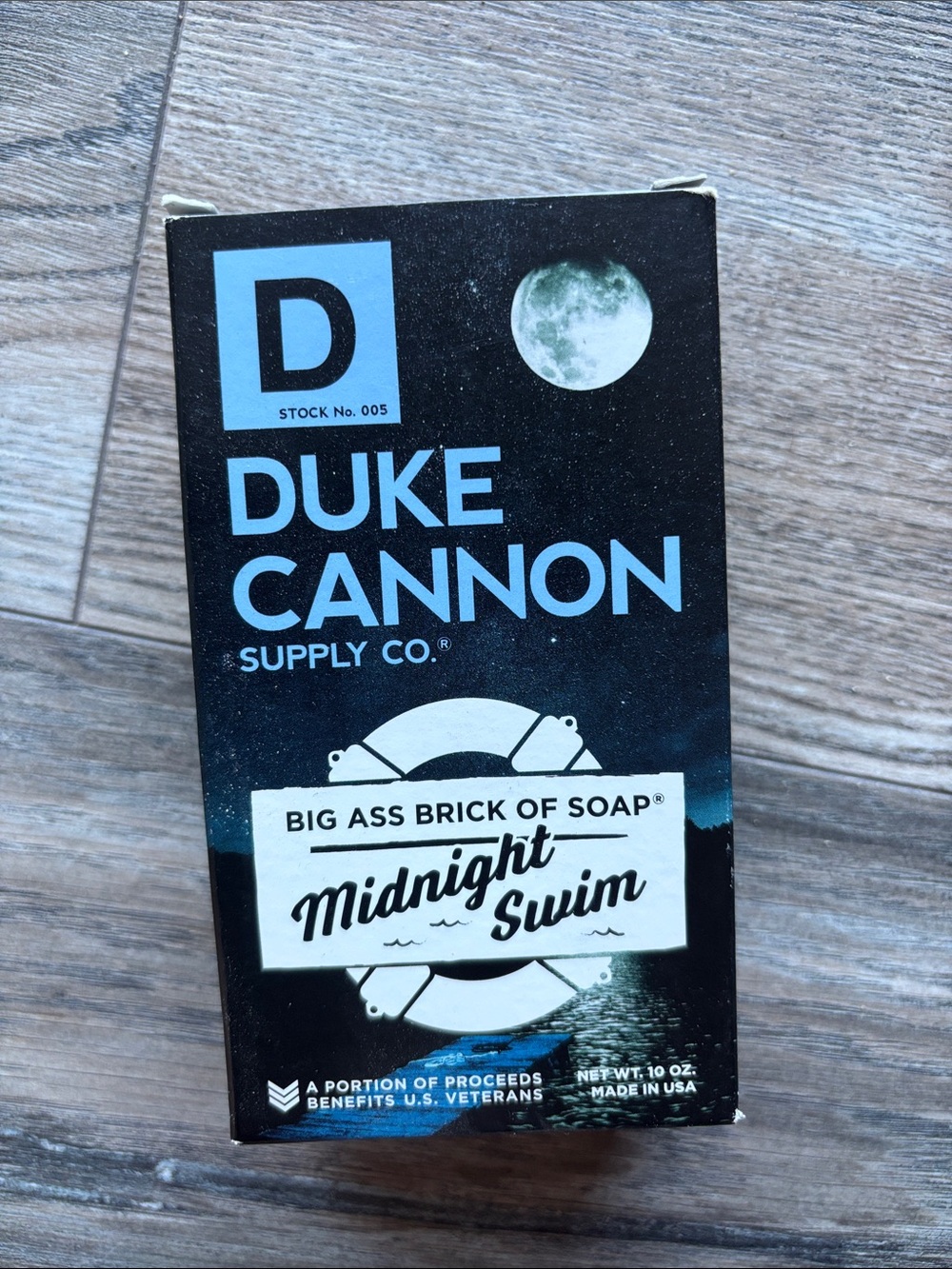 NWT Duke Cannon Midnight Swim Big Ass Brick of Soap - 10oz.